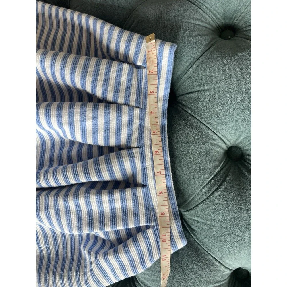 Gymboree skirt girl’s 8 Spring Prep white blue stripe pleat **READ**